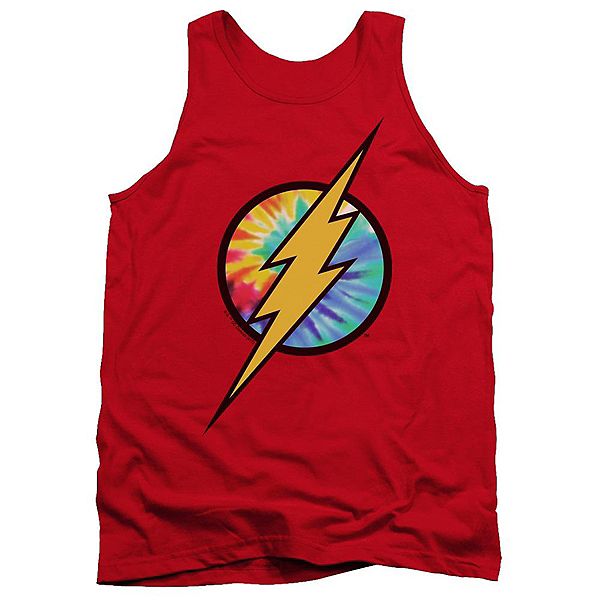 

Футболка-майка Dc comics flash tie dye flash logo adult Licensed Character