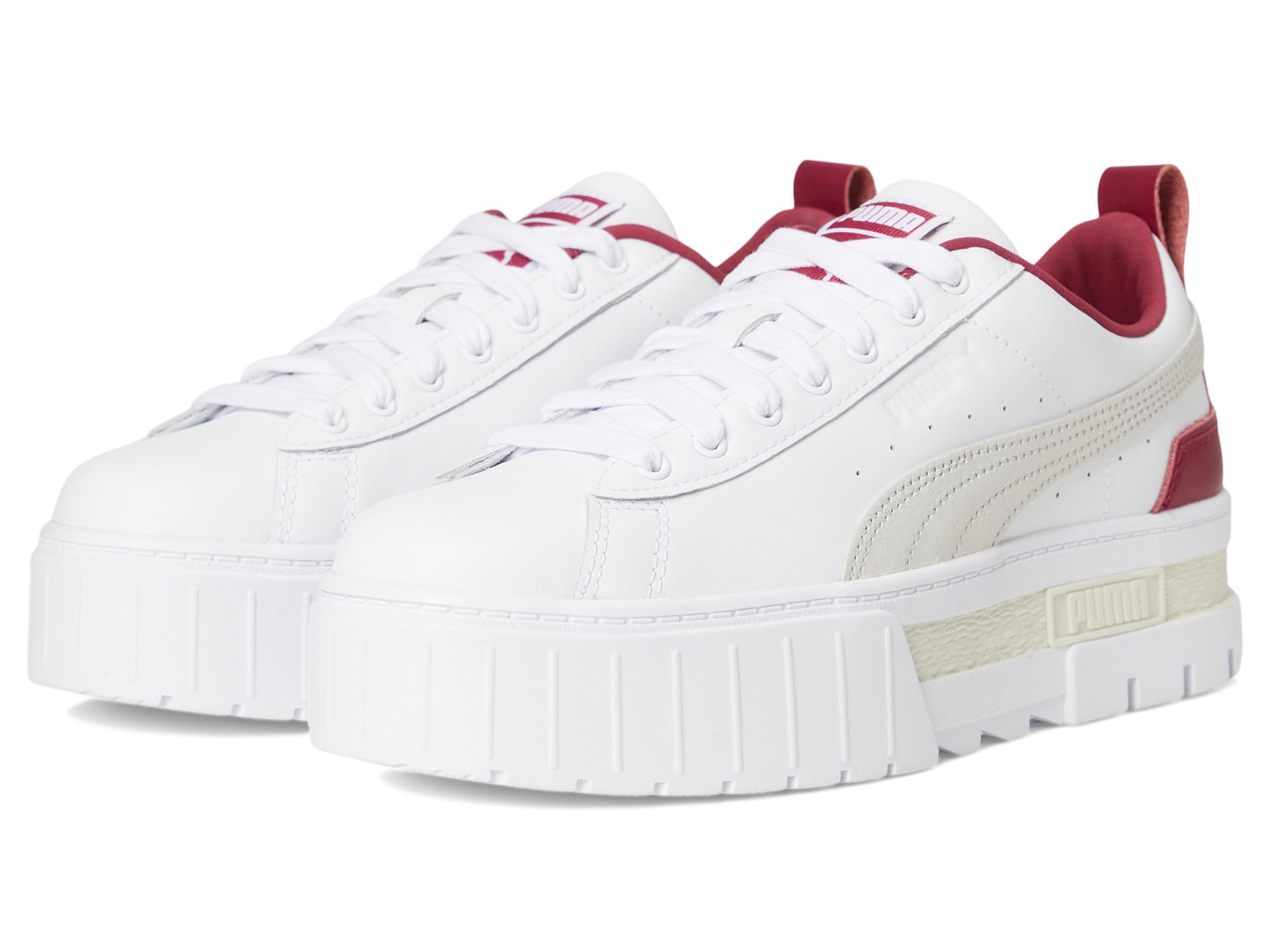 Кроссовки PUMA Mayze Sneakers, цвет Puma White/Port