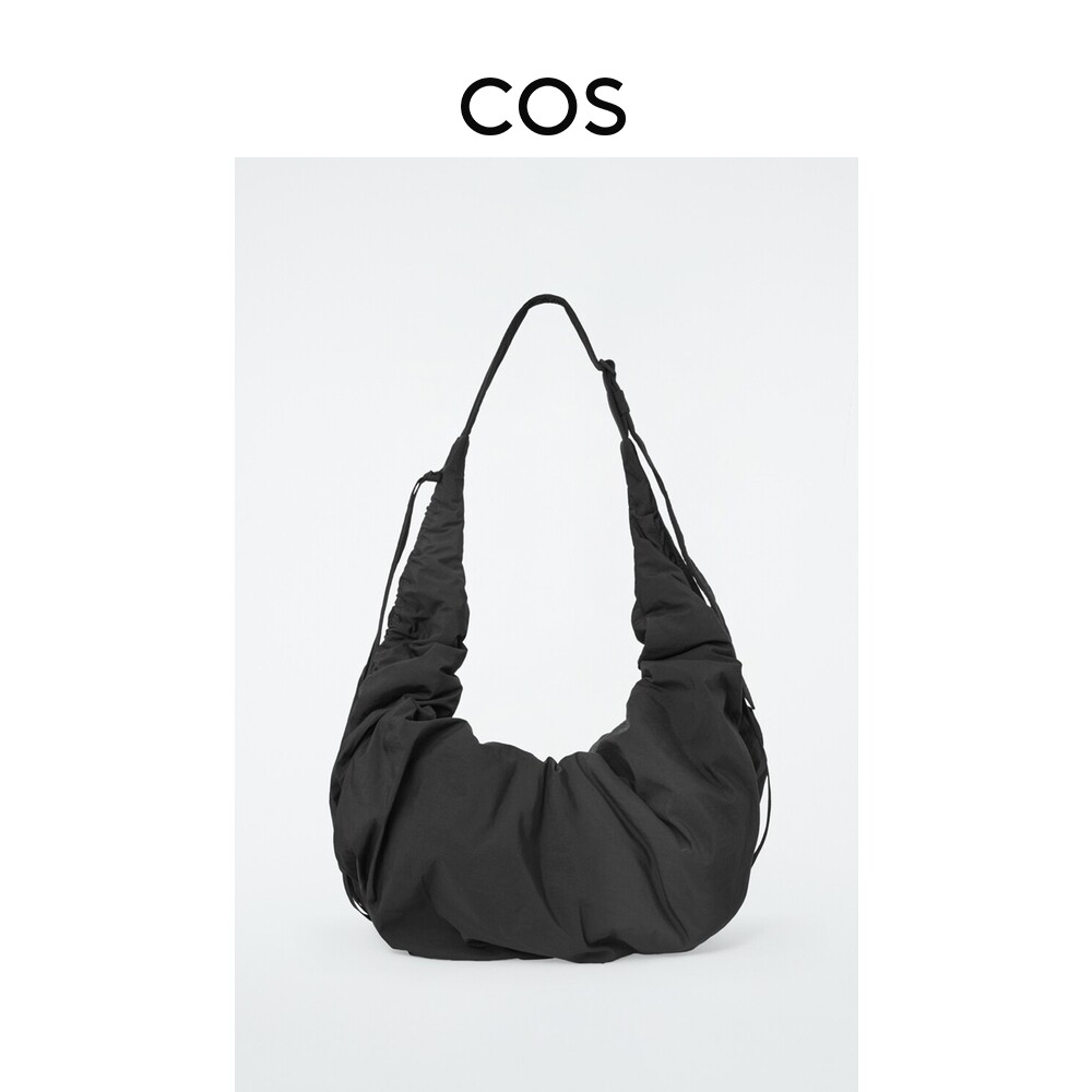 

Сумка-хобо Cos в форме полумесяца, черный