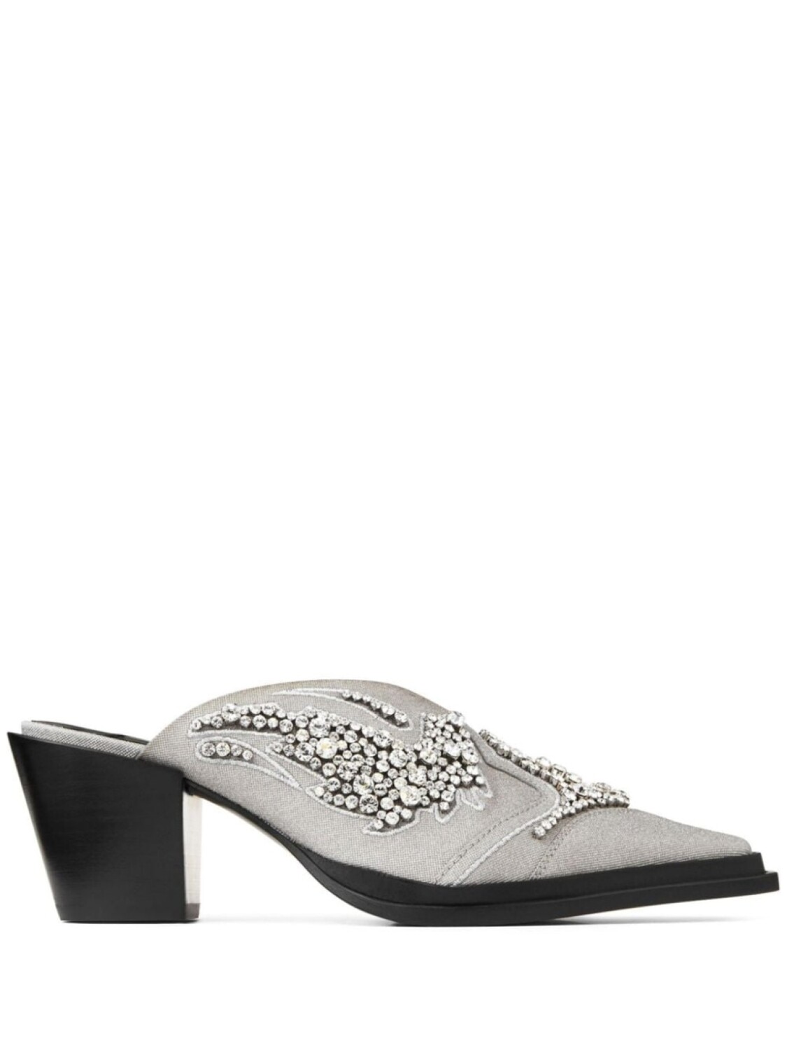 Мюли Cece 60 с блестками Jimmy Choo, серый