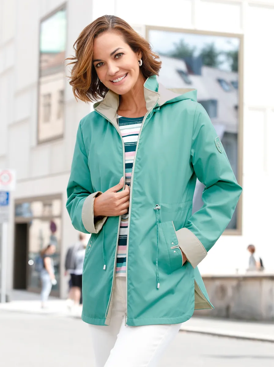 

Casual Looks Анорак, с капюшоном, цвет Salbei