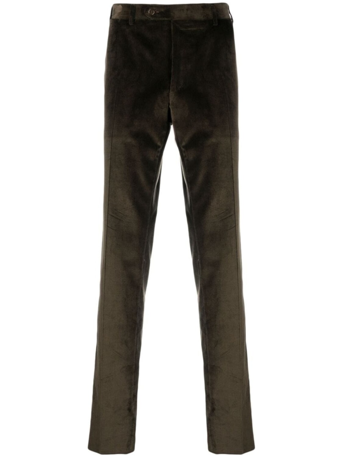 

Вельветовые джинсы прямого кроя Canali, зеленый