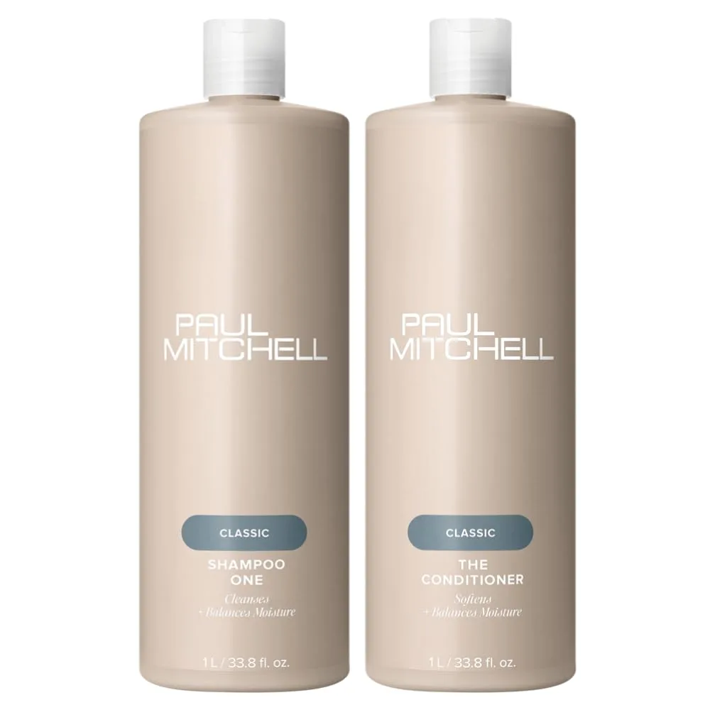 Набор для очищения и распутывания волос Paul Mitchell Cleanse and Detangle Classic, 1 литр, два флакона.