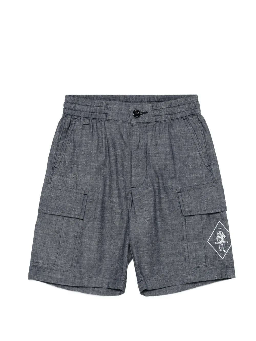 Шорты с логотипом Cargo C.P. Company Kids, синий