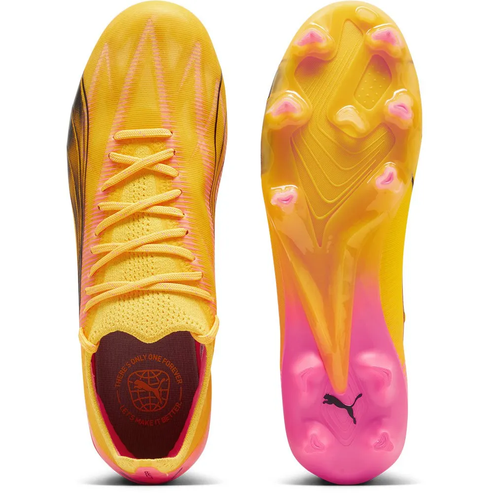 Футбольные бутсы Puma Ultra Ultimate FG/AG WS, желтый — фото 2
