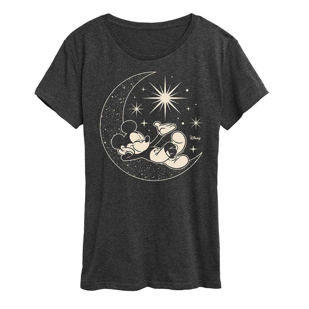 

Футболка Disney's Mickey Mouse Plus с рисунком небесной луны, цвет Heather Charcoal