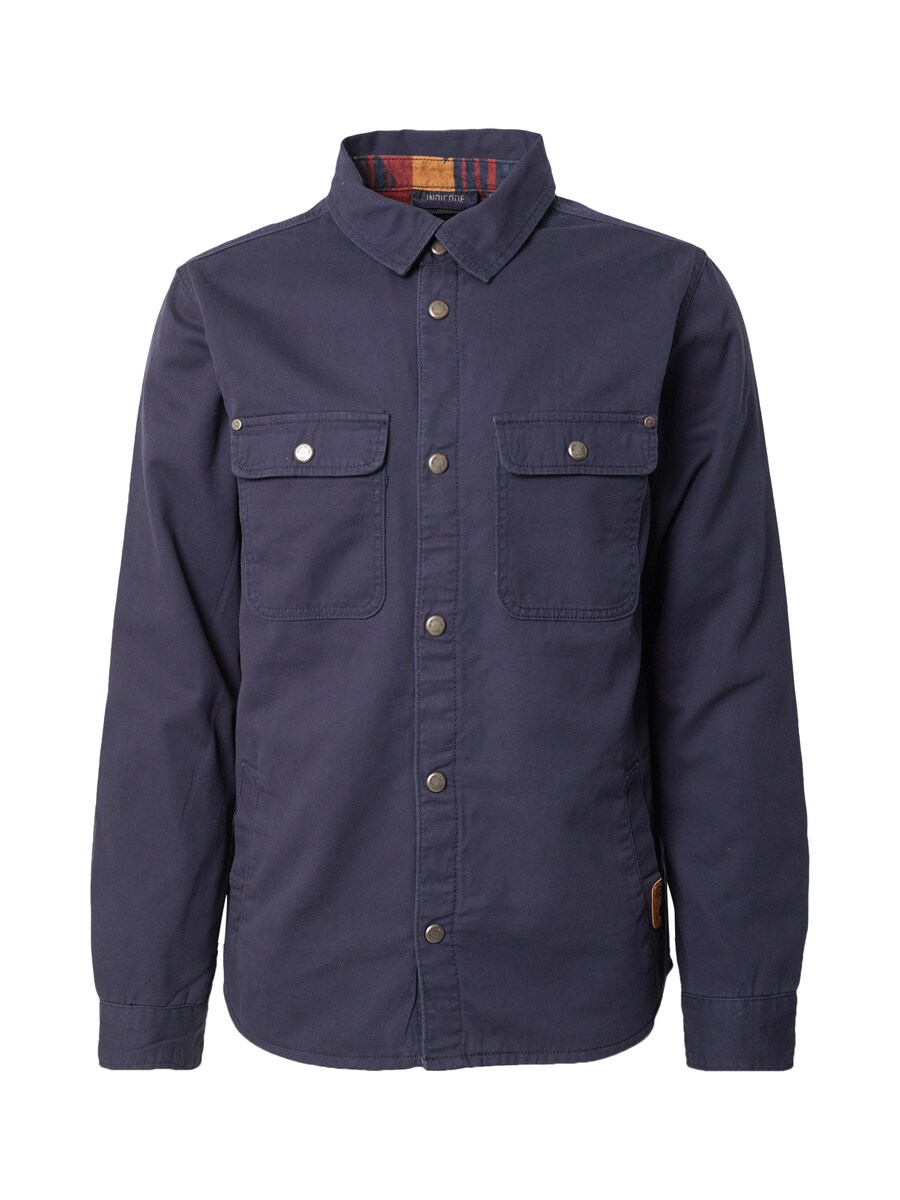 

Рубашка на пуговицах классического кроя INDICODE JEANS Kace, морской синий