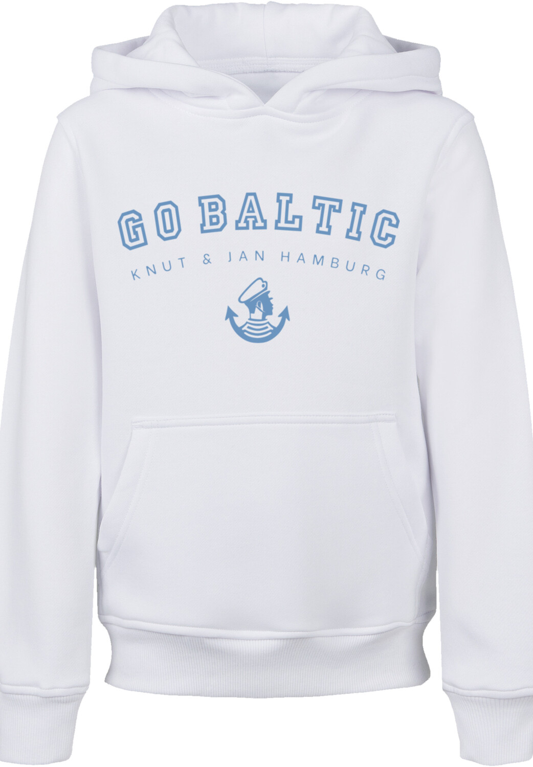 

Пуловер F4NT4STIC Hoodie Go Baltic Knut & Jan Hamburg, белый