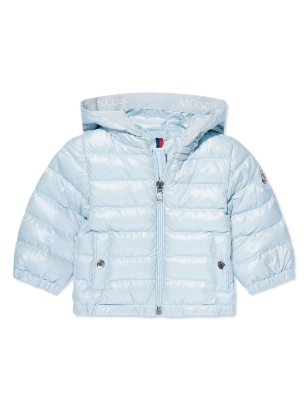 

Moncler Enfant пуховик Sesen с капюшоном, синий