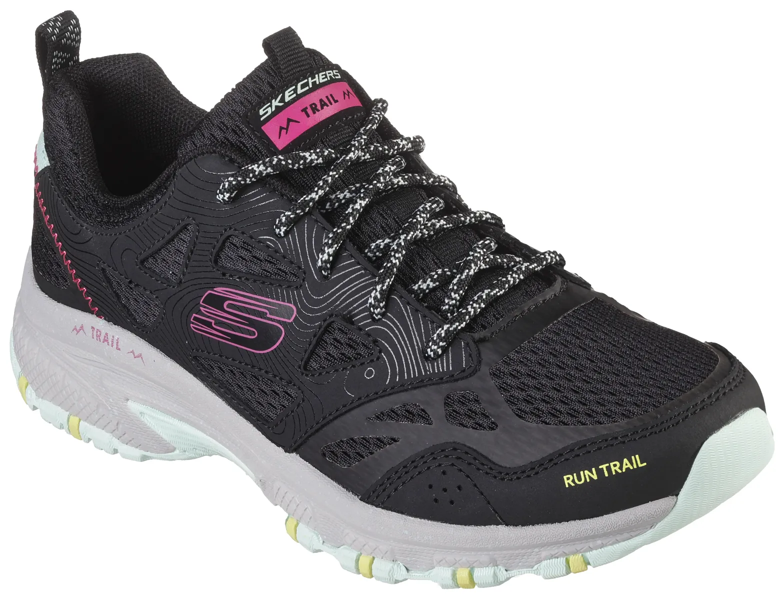 

Кроссовки Skechers "HILLCREST PURE ESCAPADE", из смешанного материала, повседневная обувь, полуботинки, туфли на шнуровке, цвет Schwarz-Kombiniert