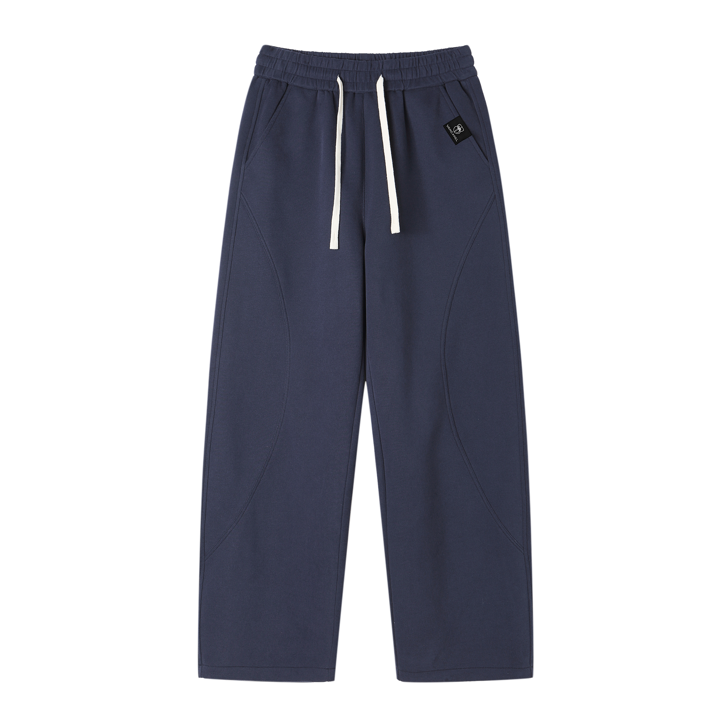 

Повседневные брюки Unisex Moderate Straight Fit VanCamel, темно-синий