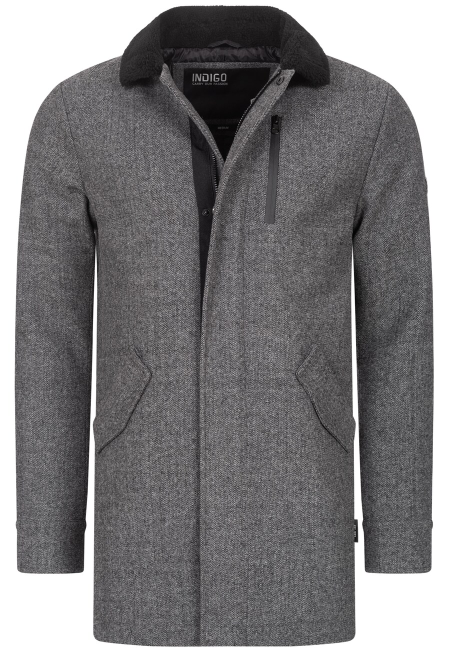 

Демисезонное пальто INDICODE JEANS, Grey