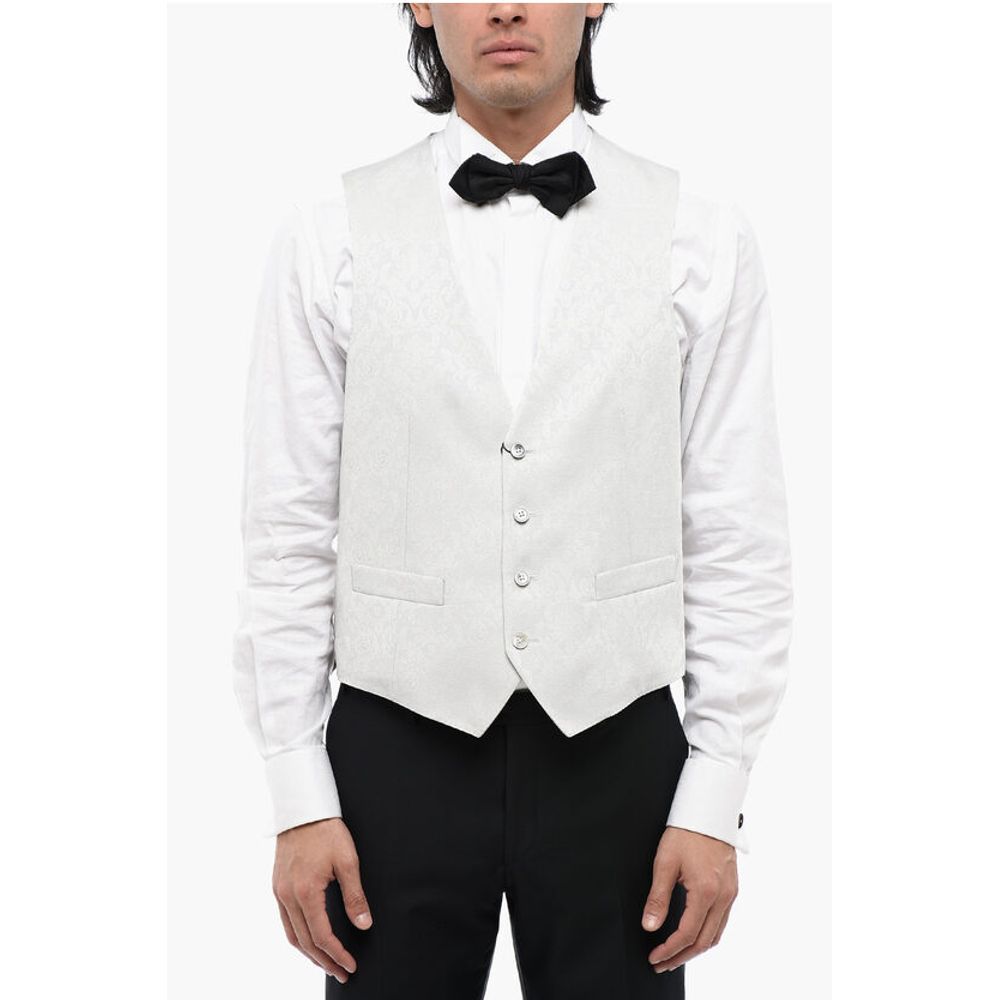 

CC COLLECTION Anthemion-Print Жилет REFINED CERMO с 4 Corneliani, Gray