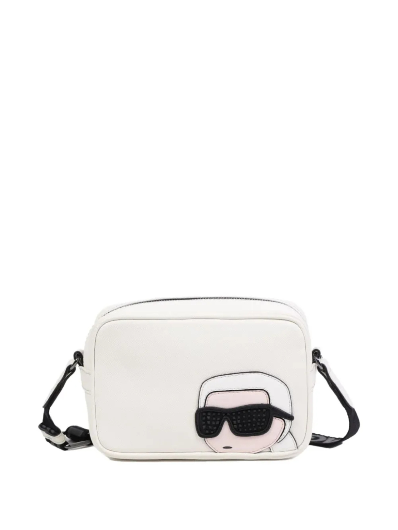 

Сумка через плечо с аппликацией Karl Lagerfeld Kids, белый