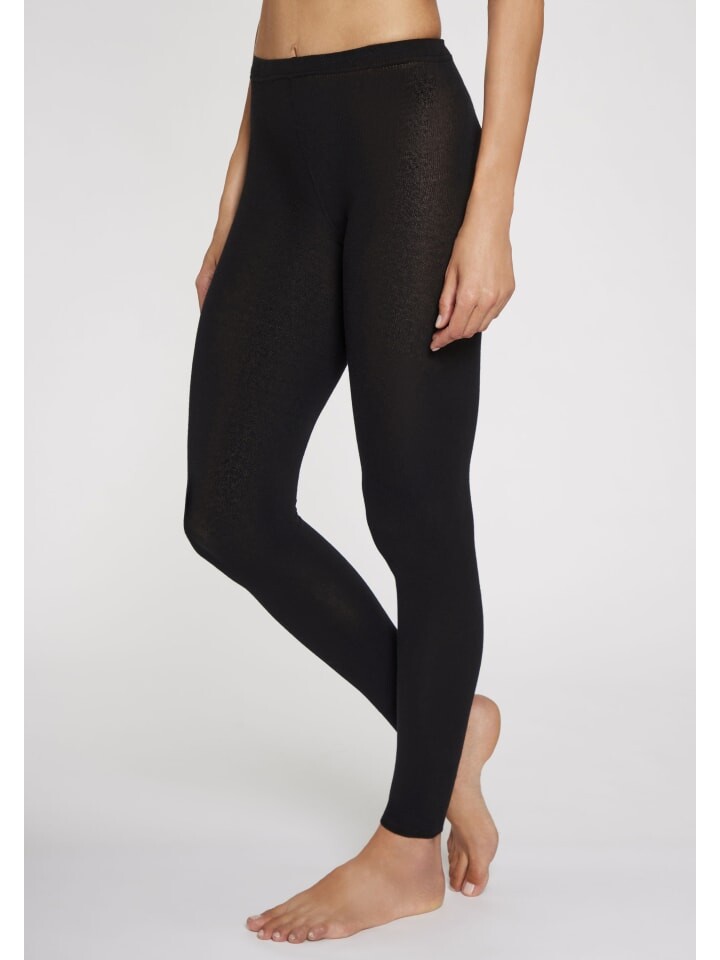 

Леггинсы LAVANA basic Strickstrumpfleggings, черный