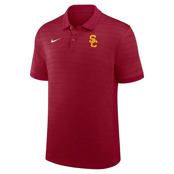 Мужская кардинальная футболка USC Trojans 2025 Early Season Coaches Sideline Victory Stripe Dri-Fit Nike — фото 3