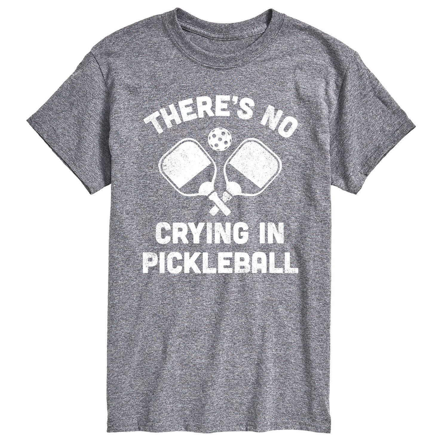 

Мужская футболка No Crying Pickleball Licensed Character