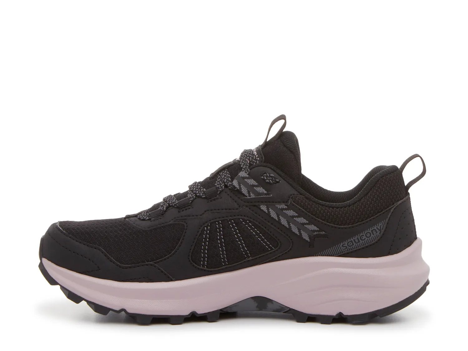 Кроссовки Saucony Excursion TR17 Trail Running Shoe - Women’s, черный/розовый — фото 3