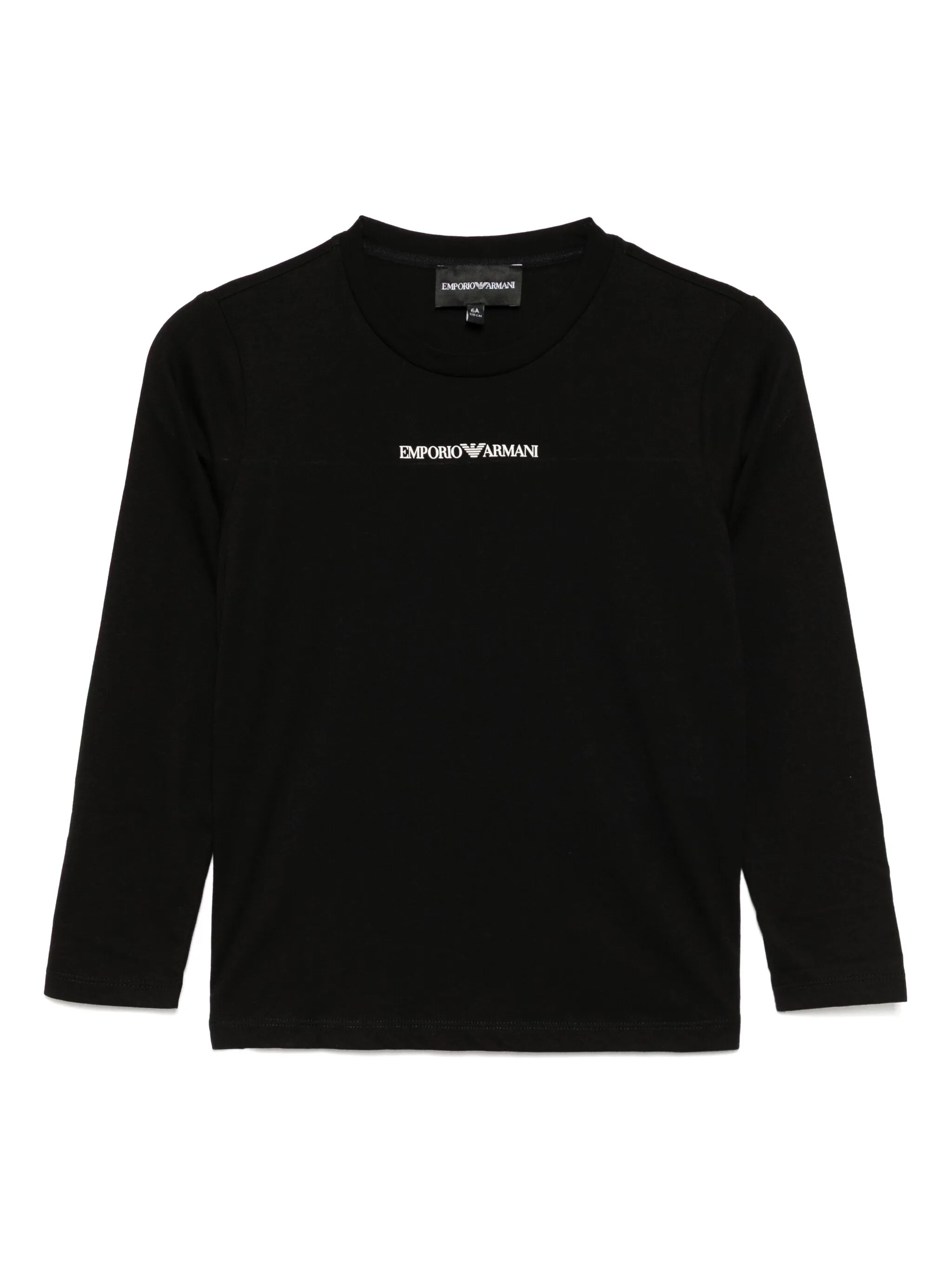 

Футболка с логотипом Emporio Armani Kids, черный