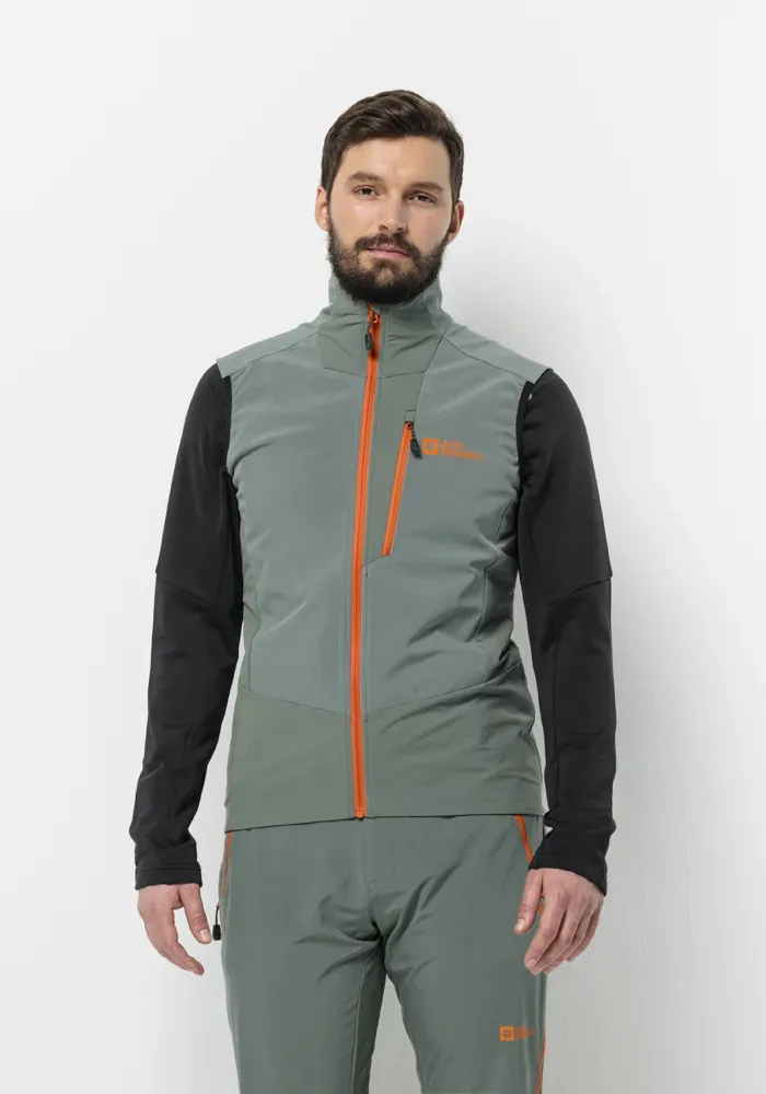 

Жилет из софтшелла Jack Wolfskin "ALPSPITZE VEST M", зеленый