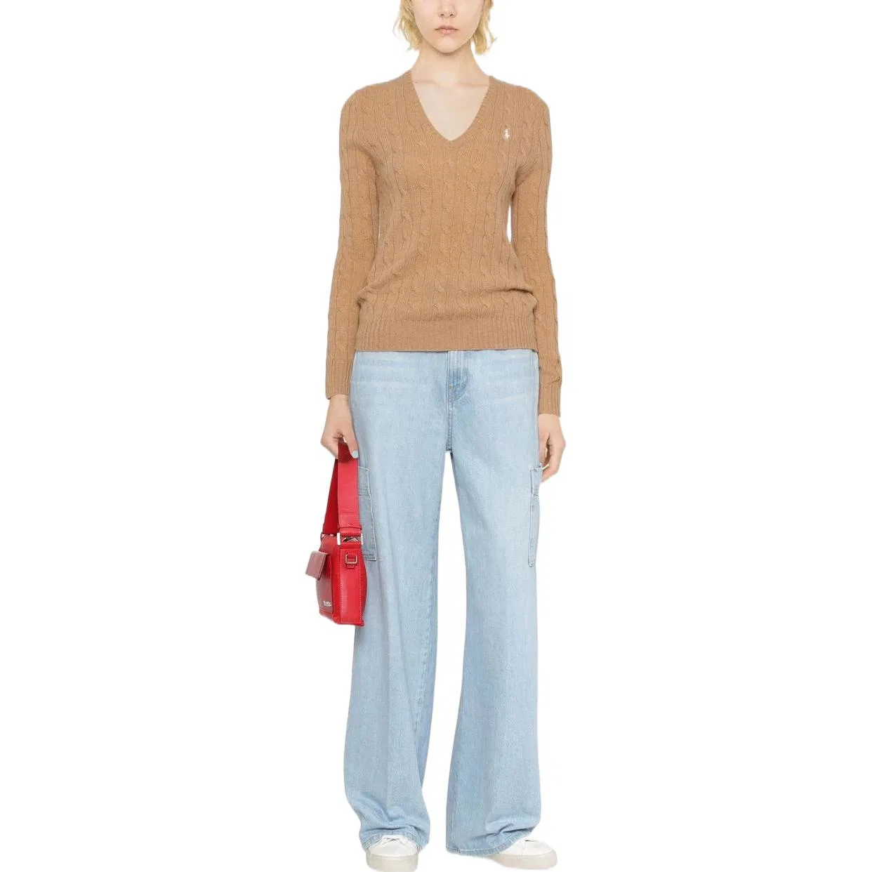 Свитер женский FW22 Brown Polo Ralph Lauren — фото 3
