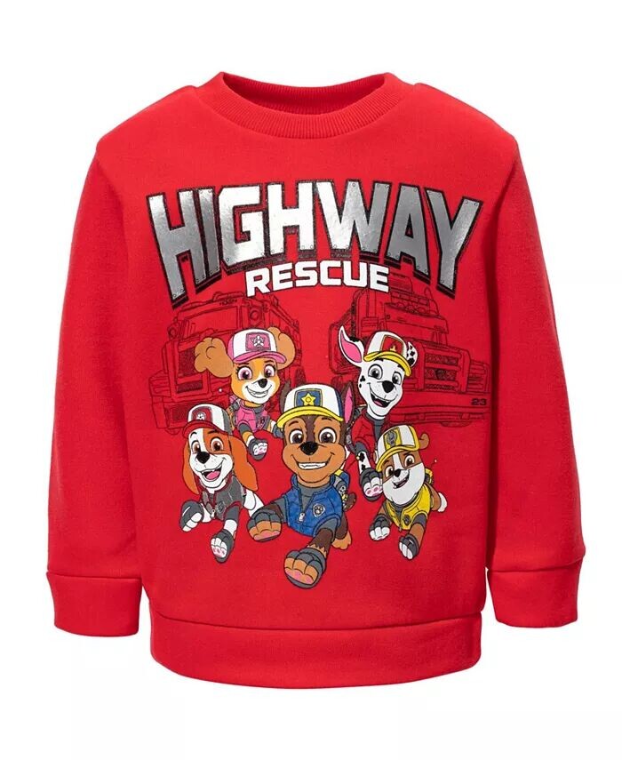 Комплект из флисовой толстовки и штанов Nickelodeon Marshall Chase Rocky Rubble Skye для малышей, Дети Мальчики Paw Patrol, мультиколор — фото 2