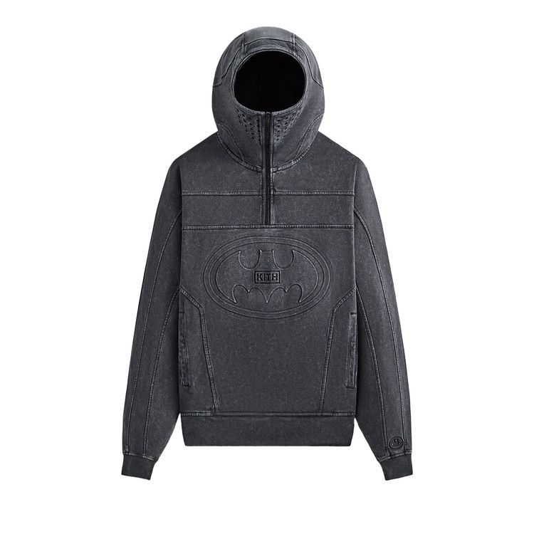 

Худи Kith x Batman Quarter Zip Moto Hoodie, Black