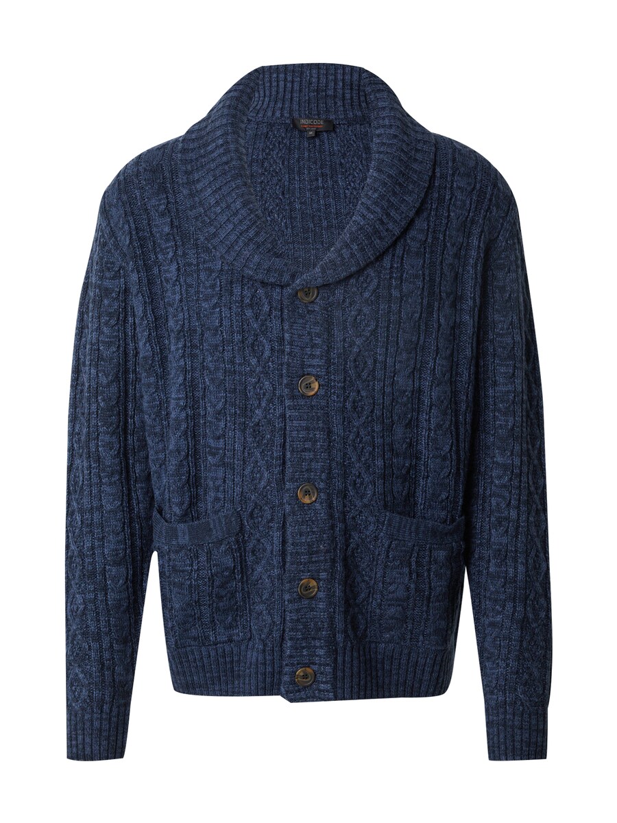 

Вязаный кардиган INDICODE JEANS Ilterly, темно-синий