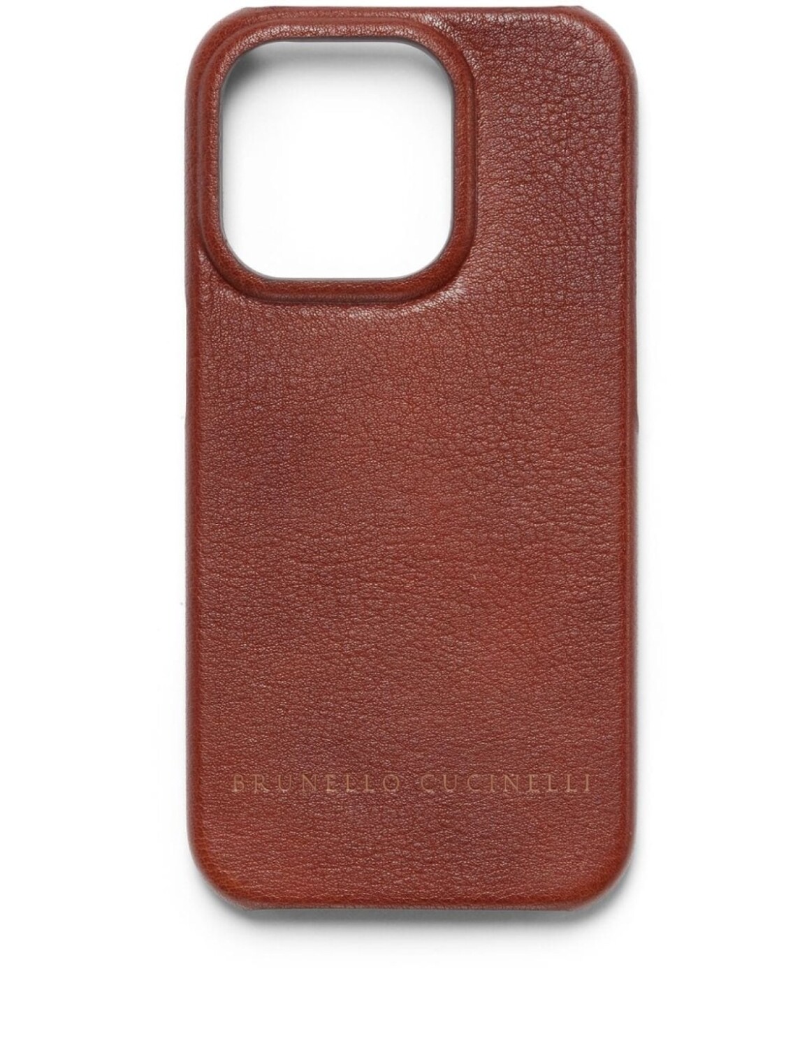 

Brunello Cucinelli чехол для iPhone 15 Pro, коричневый