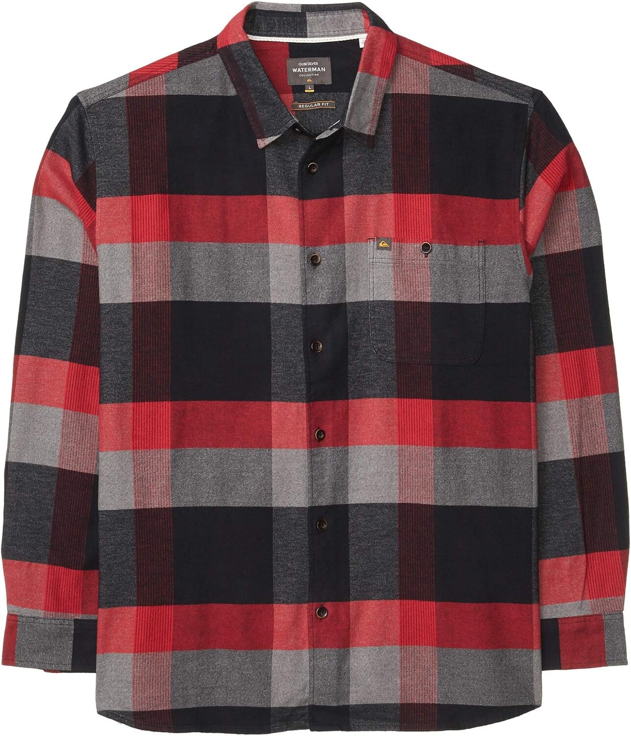 

Рубашка Quiksilver Waterman Stoked Morning, цвет Black Stoked