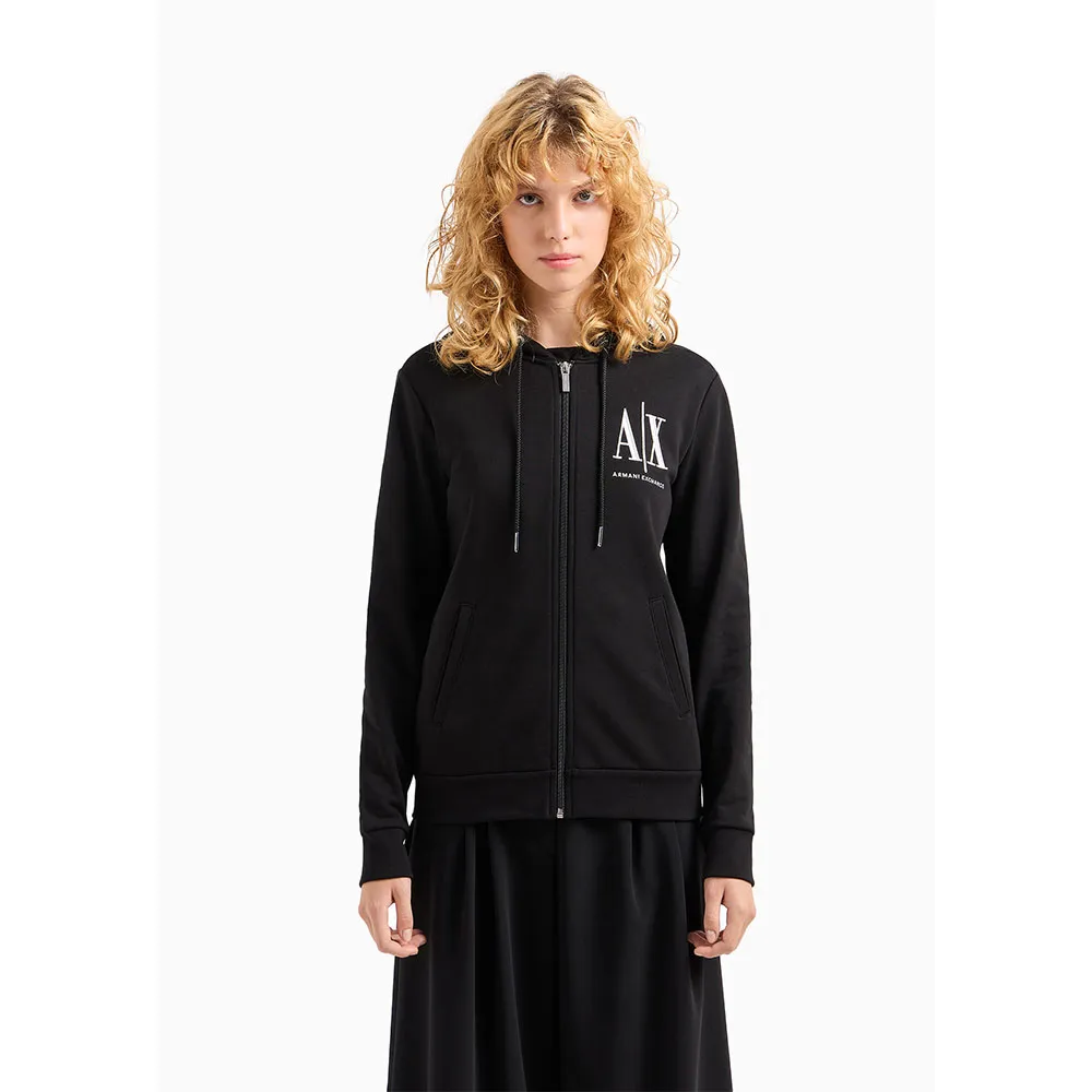 

Толстовка Armani Exchange 8NYM22_YJ68Z full zip, черный