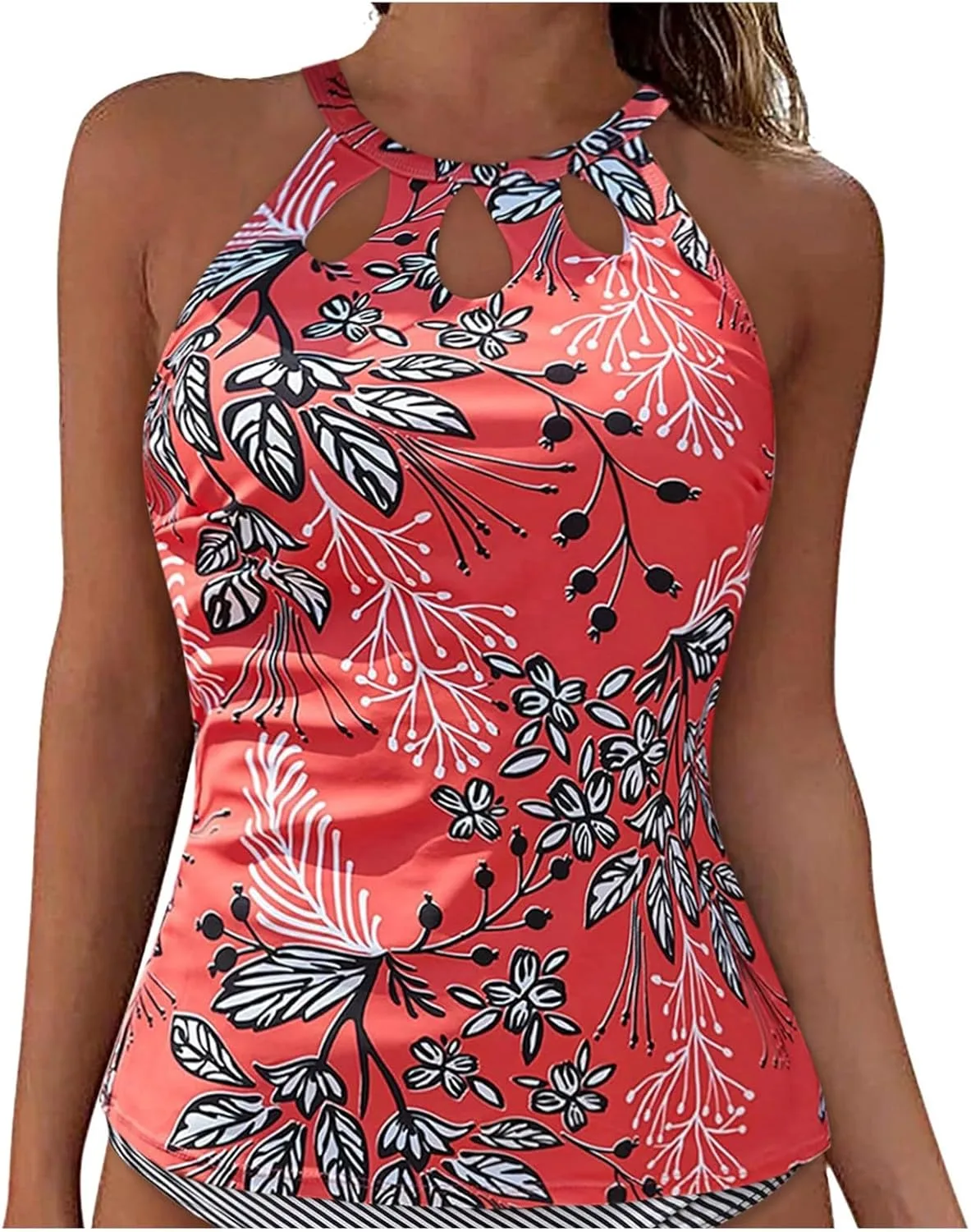 

Женский топ для купальника с кружевом и косточками