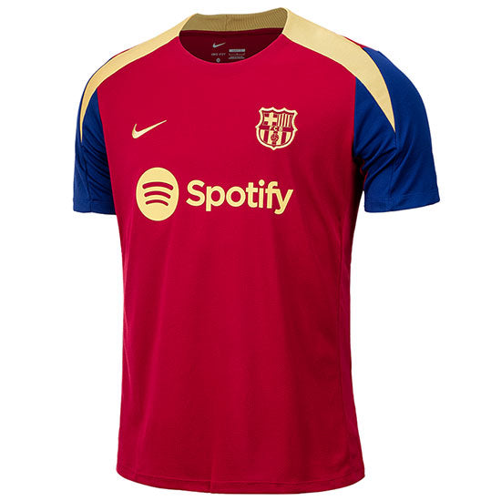 

Футболка fc barcelona dri fit футбольный трикотажный топ Nike, красный