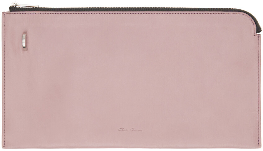 

Розовый кошелек-конверт с приглашениями Rick Owens, цвет Dusty pink