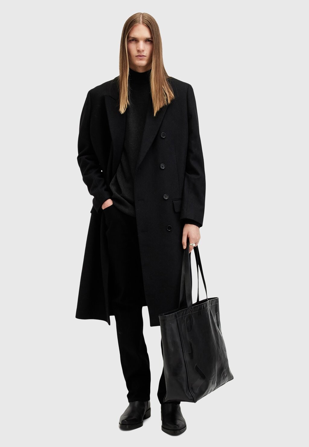 

Джемпер KILBURN MOCK NECK AllSaints, черный