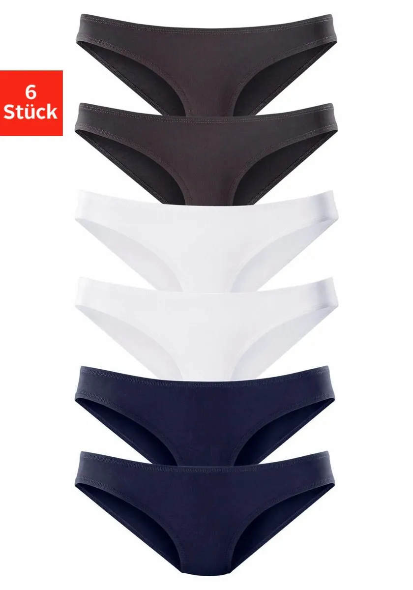

Трусики Vivance active Jazz (6 шт.) из мягкой микрофибры, белый