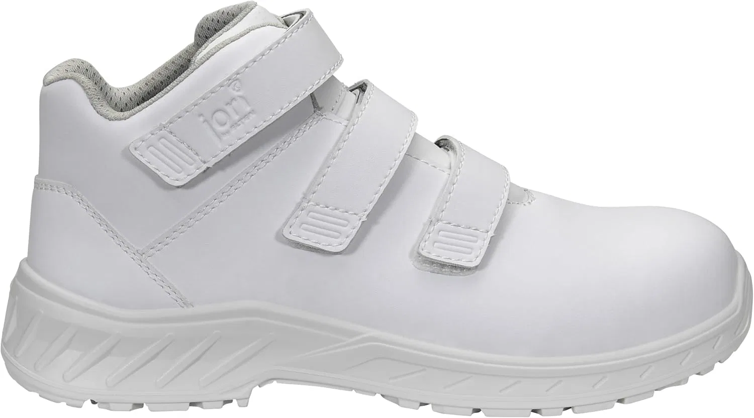 Защитная обувь ELTEN Jori jo_Clean Strap White Mid ESD S3S, женская и мужская, текстиль, композитный защитный носок (легче стального), легкая, классическая — фото 2