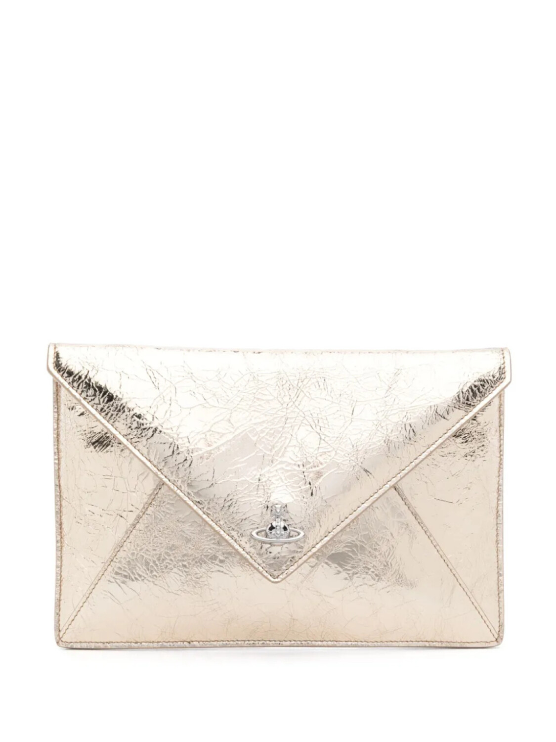 

Vivienne Westwood клатч с декором Orb, золотой