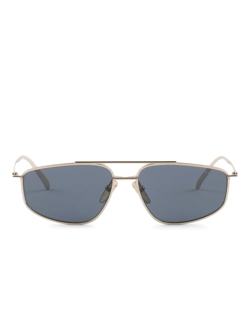 

Солнцезащитные очки геометрической формы в металлической оправе Prada Eyewear, золотой