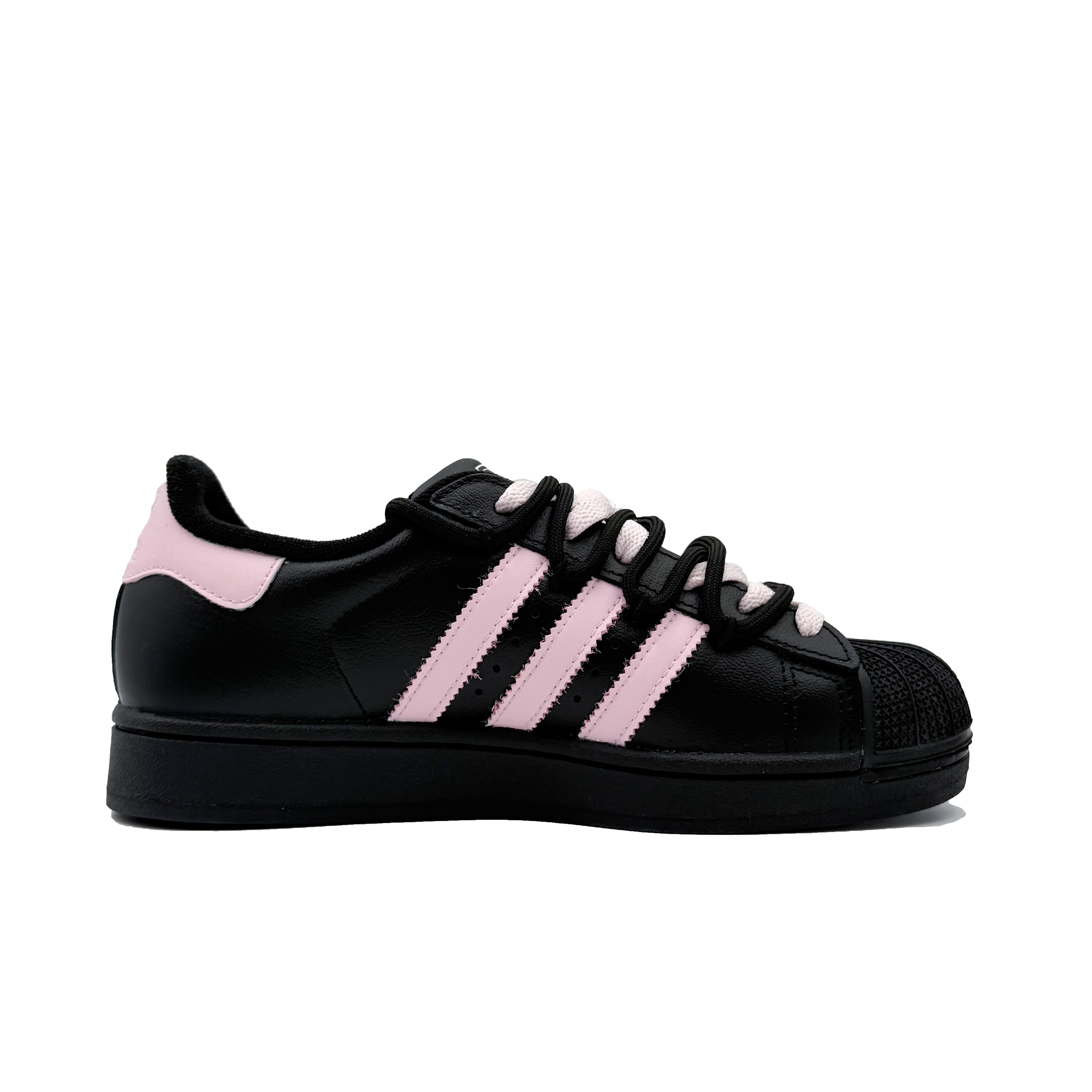Adidas Originals Детские кроссовки для скейтбординга Superstar 2 Pink Lover с противоскользящим покрытием, износостойкие, низкие, для подростков — фото 2