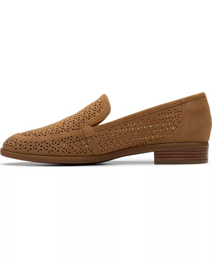 Коллекция Женские слипоны Trish Cove Clarks, коричневый/бежевый — фото 3