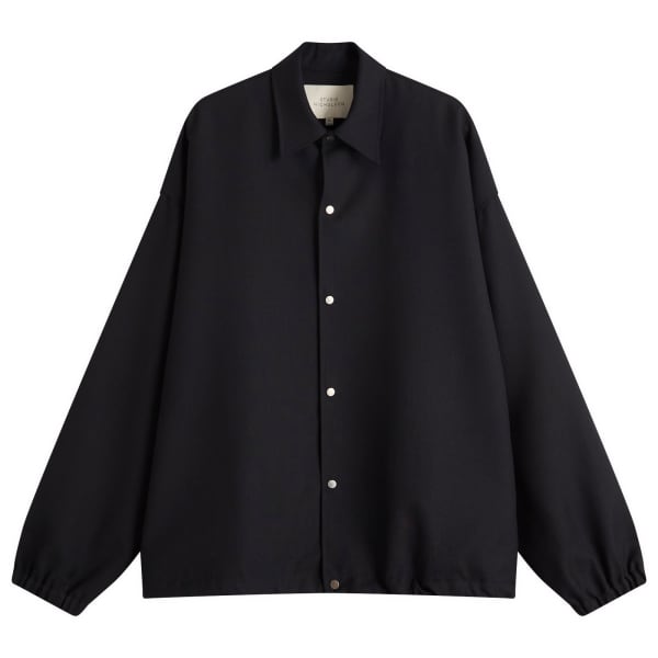 

Куртка тренера из шерсти Studio Nicholson, цвет darkest navy