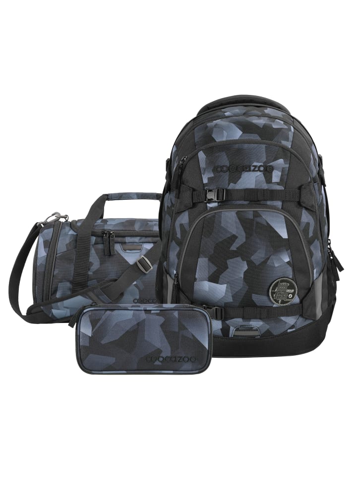 

Coocazoo Набор MATE: школьный рюкзак, пенал, спортивная сумка, цвет Grey Rocks