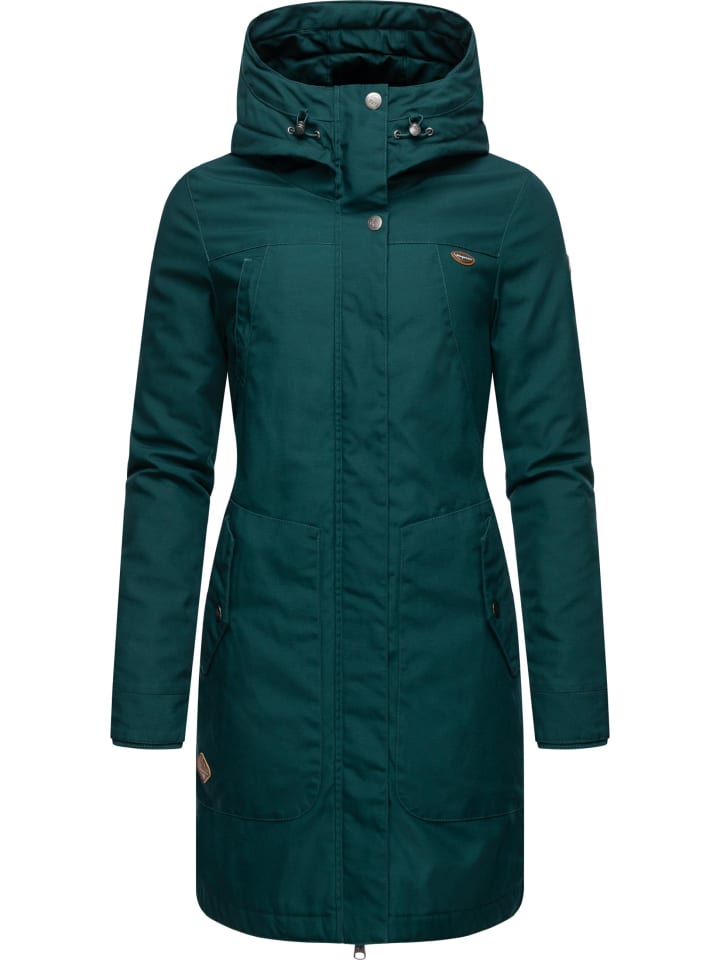 

Пуховик ragwear, цвет dark green