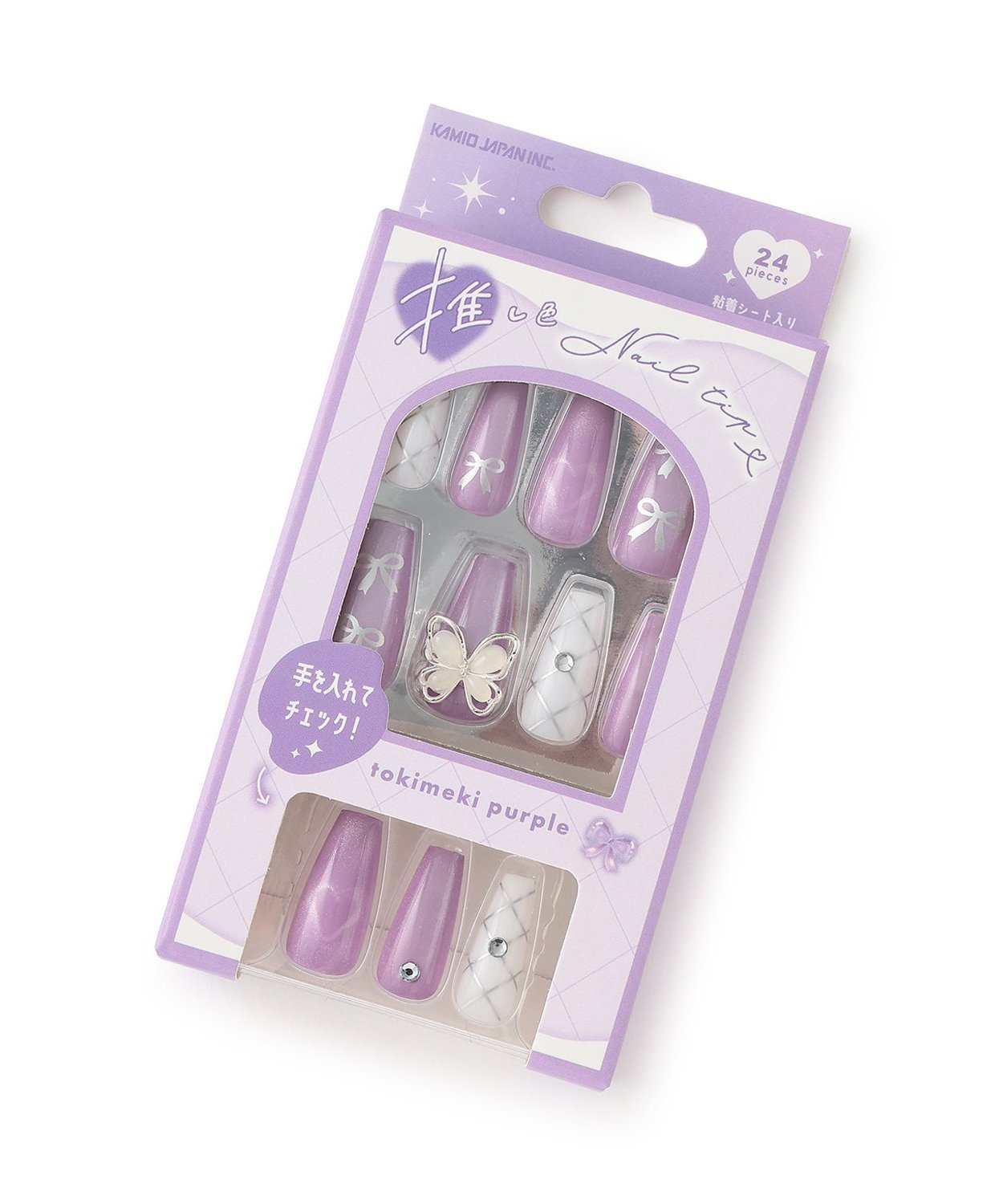Накладные ногти Oshi Color Lovetoxic, purple