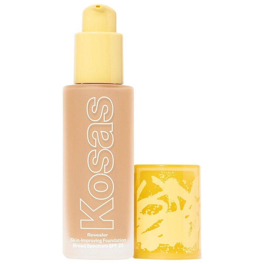 

Тональный крем Revealer Skin-Improving Foundation SPF 25 с гиалуроновой кислотой и ниацинамидом Kosas, 1 oz /30 mL, Light Neutral Warm 130