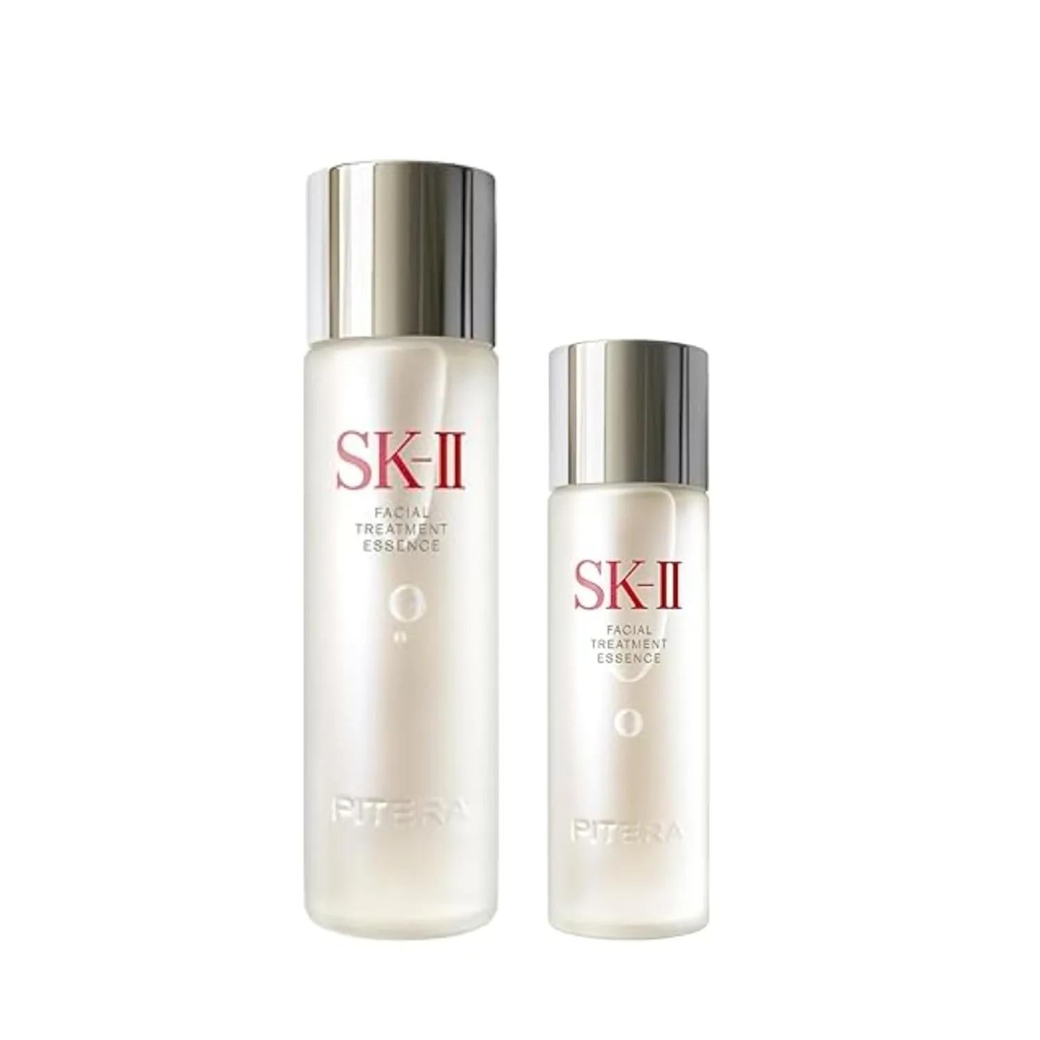 SK-II Facial Treatment Essence Duo - антивозрастной уход для уменьшения морщин, улучшения текстуры, упругости и темных пятен (2,5 унции и 5,4 унции, 2 шт)