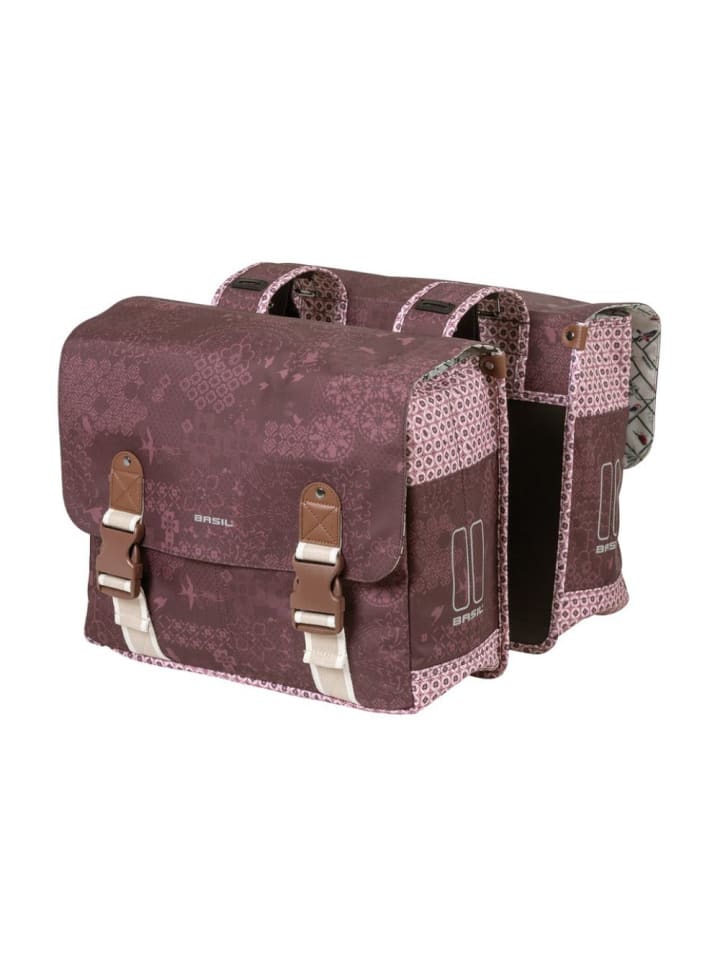 

BASIL Двойная боковая сумка Boheme MIK красного цвета