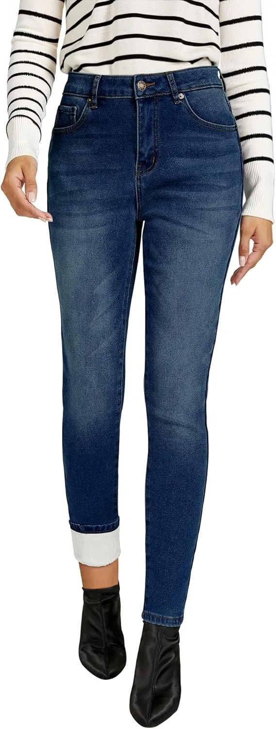 

GRAPENT утепленные джинсы-леггинсы с флисом