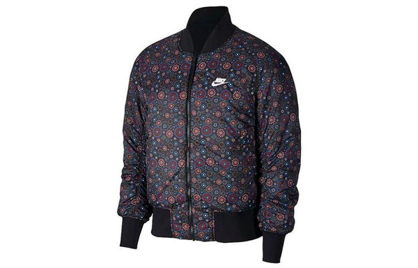 Куртка reversible aviator casual sports padded jacket black Nike, черный — фото 3